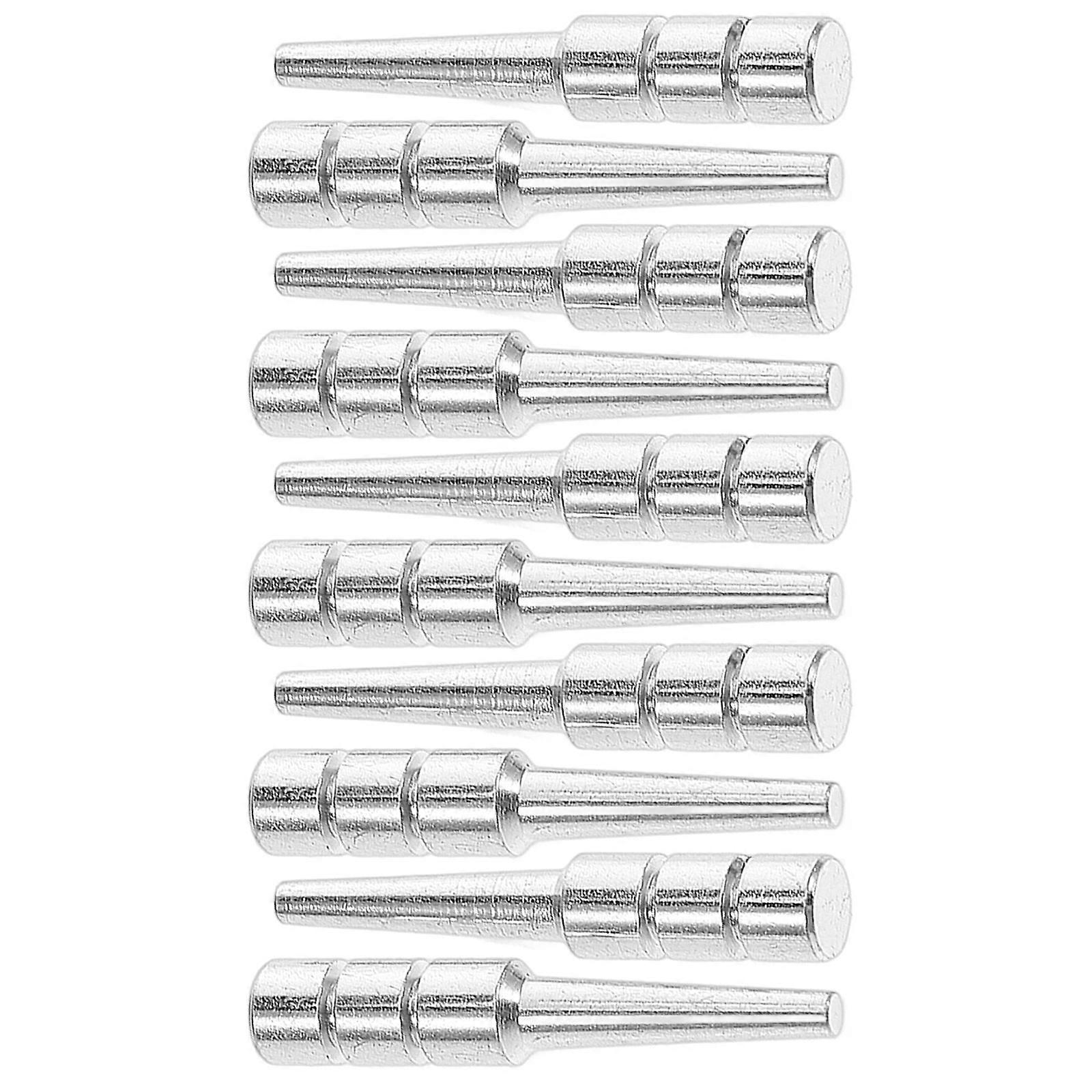 Metal Cribbage Pegs in Silver for Game Scoring 10Pcs Portable Set