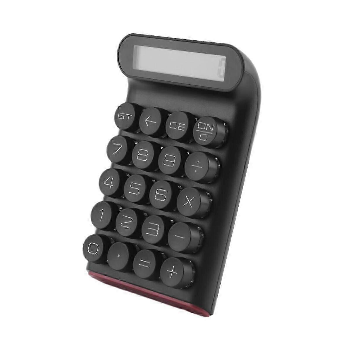 Retro Calculator Mechanical Keyboard Portable Calculator-Black