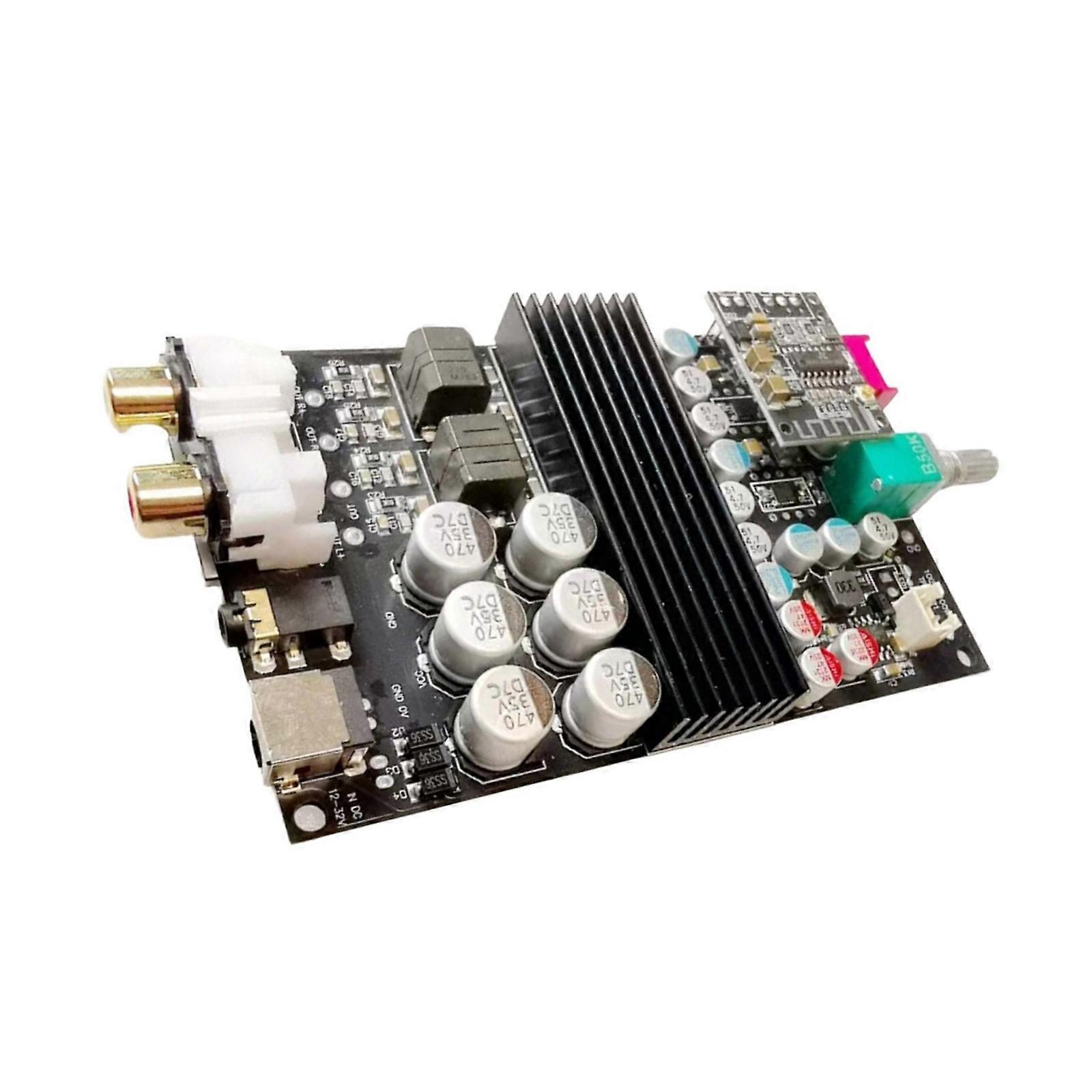 TPA3221 Double Channel Digital Power Amplifier Board 120W+120W 12V-32V Power Stereo Module for Car Vehicle Computer Multicolor
