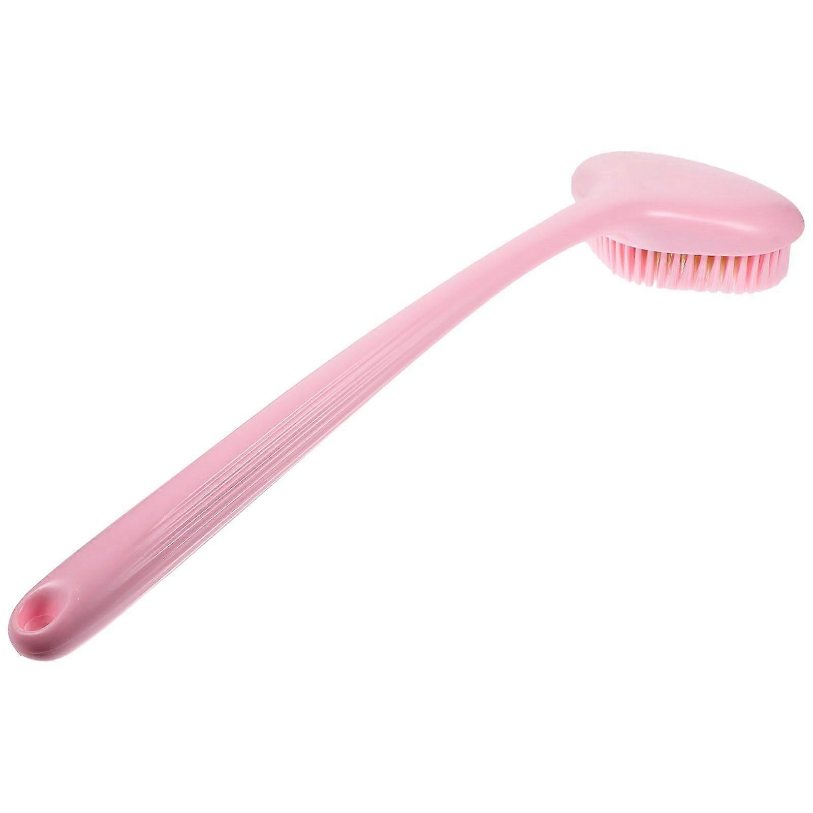 Bath Back Scrubber with Long Handle and Soft Exfoliating Bristles for Shower and Dry Brushing