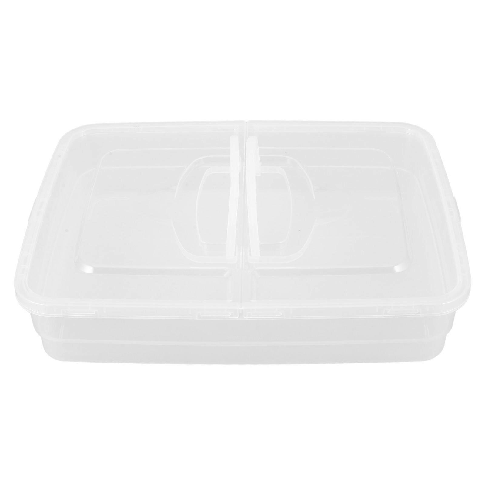 Stackable Dough Proofing Box for Pizza Dough with Lid and Handle Plastic