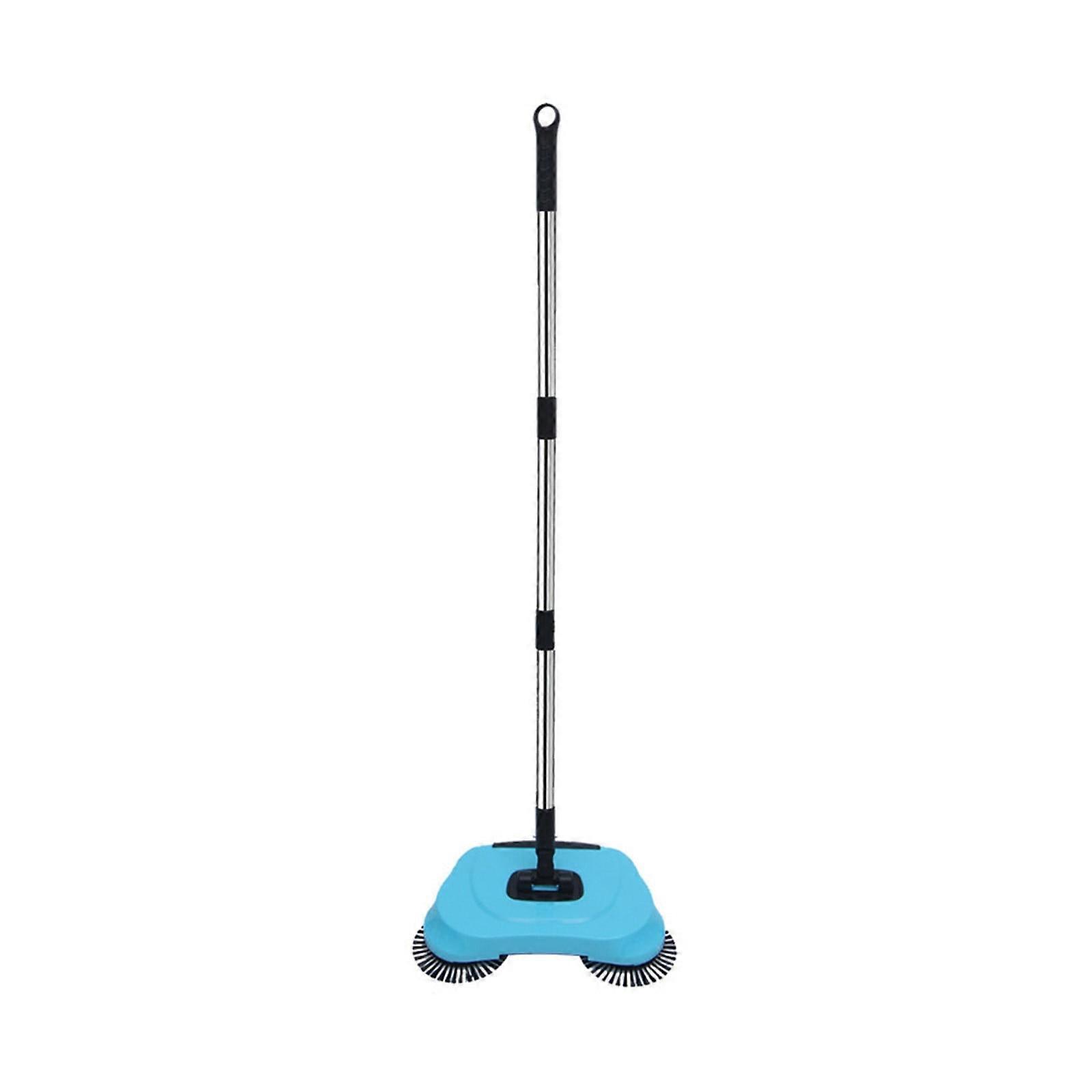 DGOO Hand Push Sweeper, Dry Sweep & Wet Drag Two In One Sweeper, Home Sweeping Mopping Machine,Floor Sweeper With 2 Corner Brushes