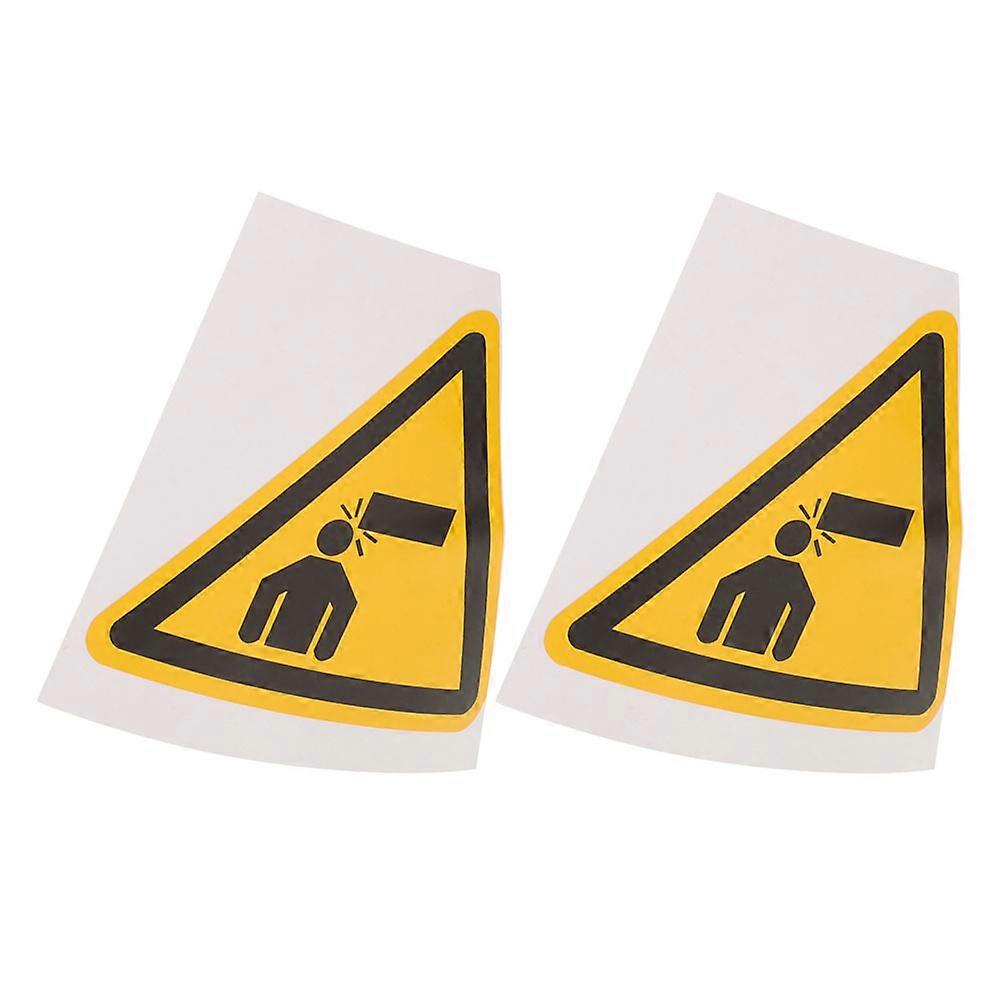 Watch Your Head Warning Decal PVC Caution Sign for Warning 10Pcs