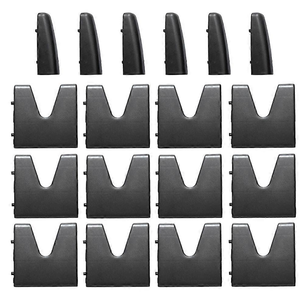 Multipurpose Trunk Organizer Blocks for Car Use 3Sets Durable Black Plastic