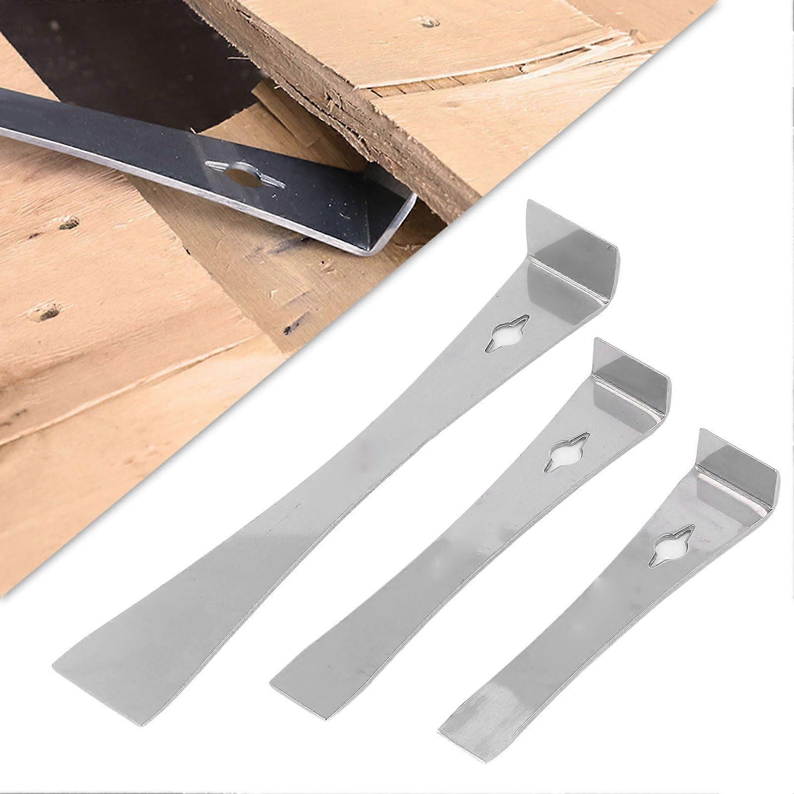 Bee Hive Tool Set 3 Piece Stainless Steel Hive Scraper and Pry Bar MultiPurpose Beekeeping Tools