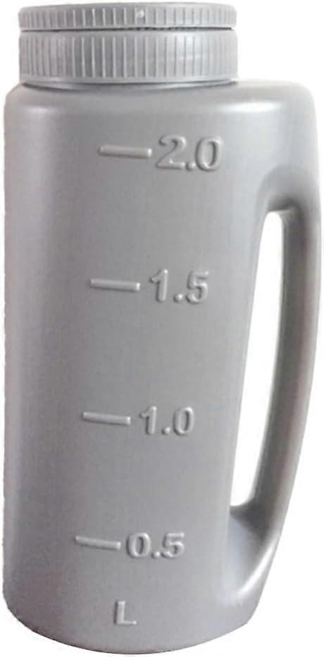 Salt and Fertilizer Spreader with Adjustable Flow Control, 2L Handheld Seed Spreader Blue