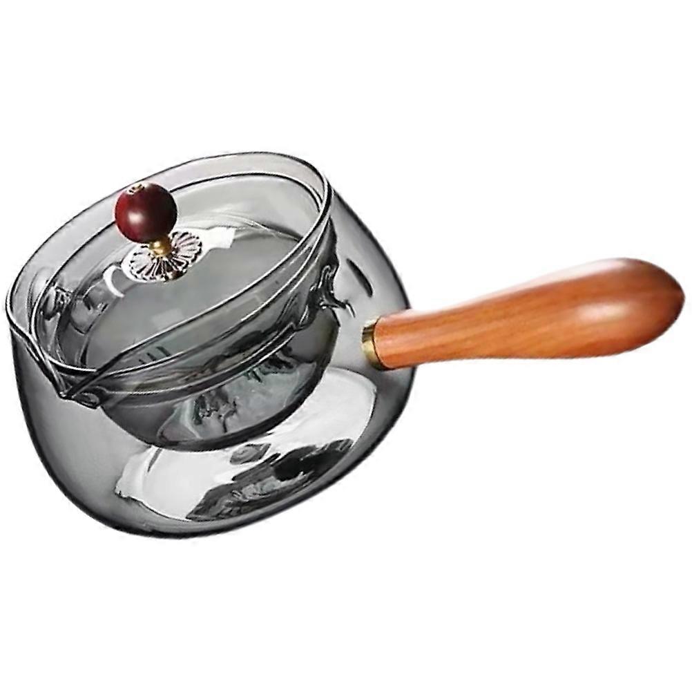 Rotatory Glass Filter Teapot Side Handle for Storage Use