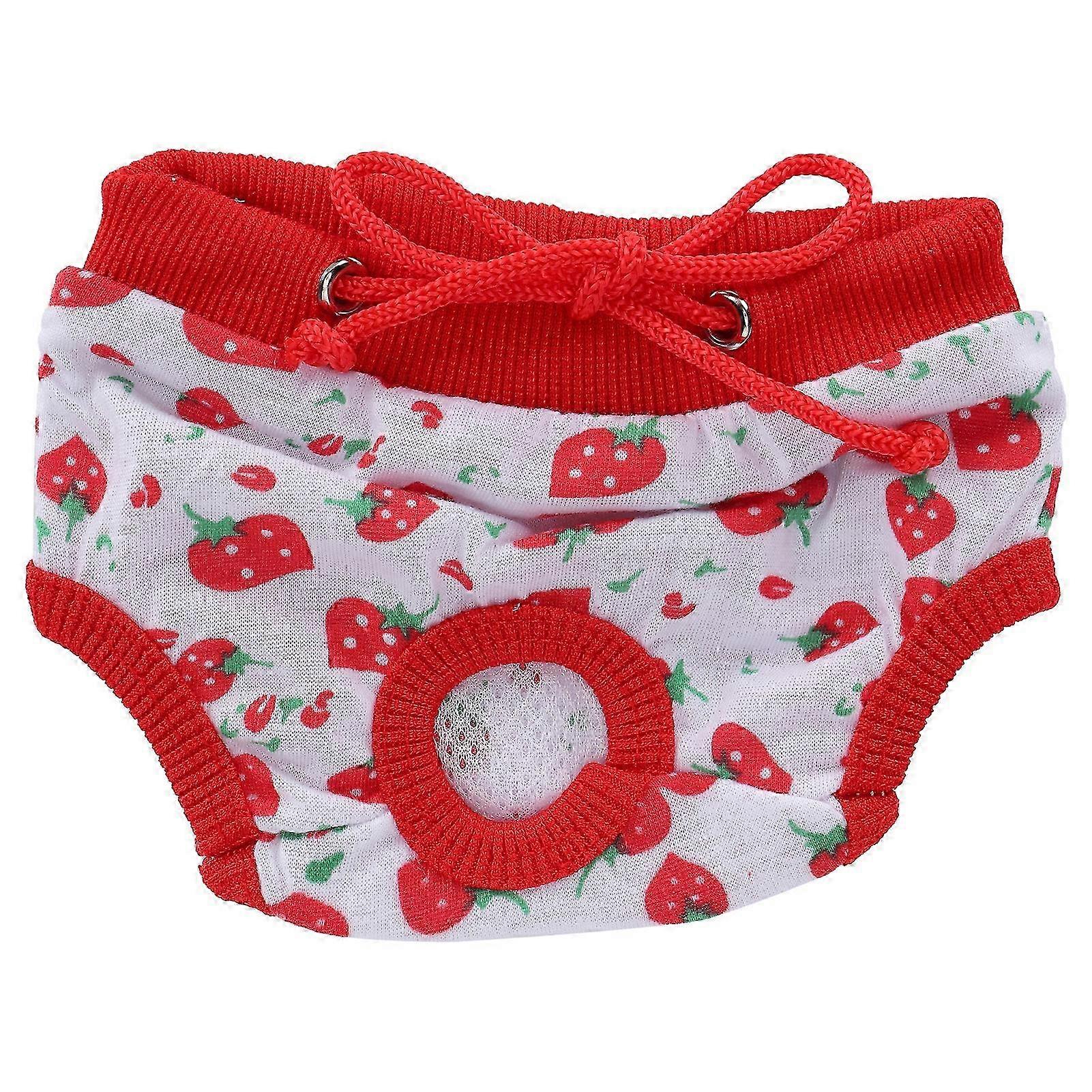 2026 Pet Pigs Strawberry Pattern Diapers
