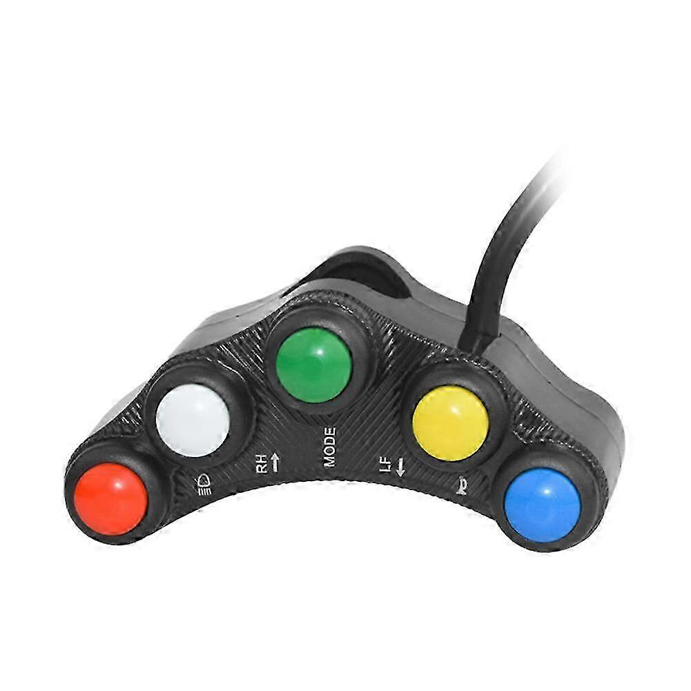 26-27 5/7 Button Control Switch Handlebar Control Switch Button For Headlight Turn