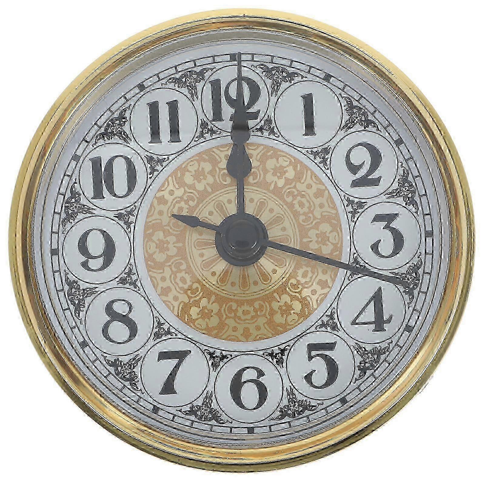 Clock Insert Clock Face Clock Making Kit Clock Part Arabic Numerals Clock Insert 70mm 25-26