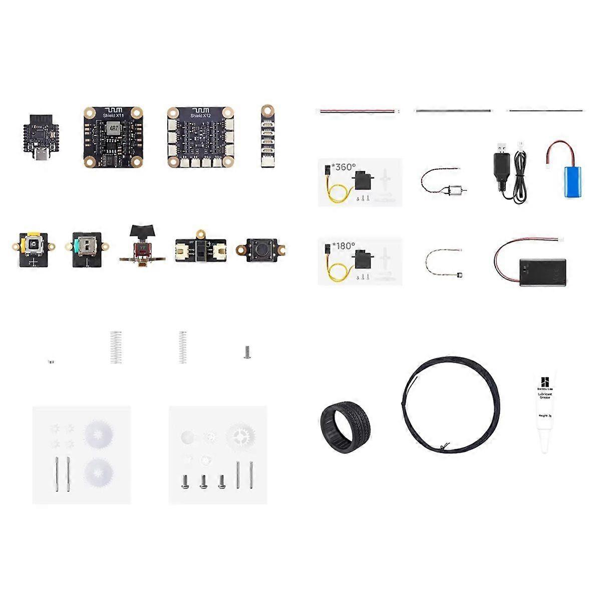CyberBrick Hardware Kit for Creator Program Modular Programmable Hardware Ultimate Kit 3D Printer A