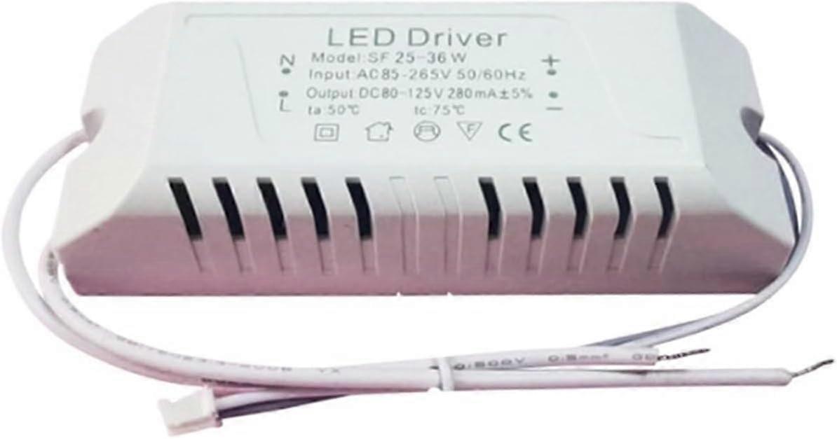 LED Driver 300mA 25W100W AC85265V Wide Voltage LED Power Supply for 3650W  Power Lamps