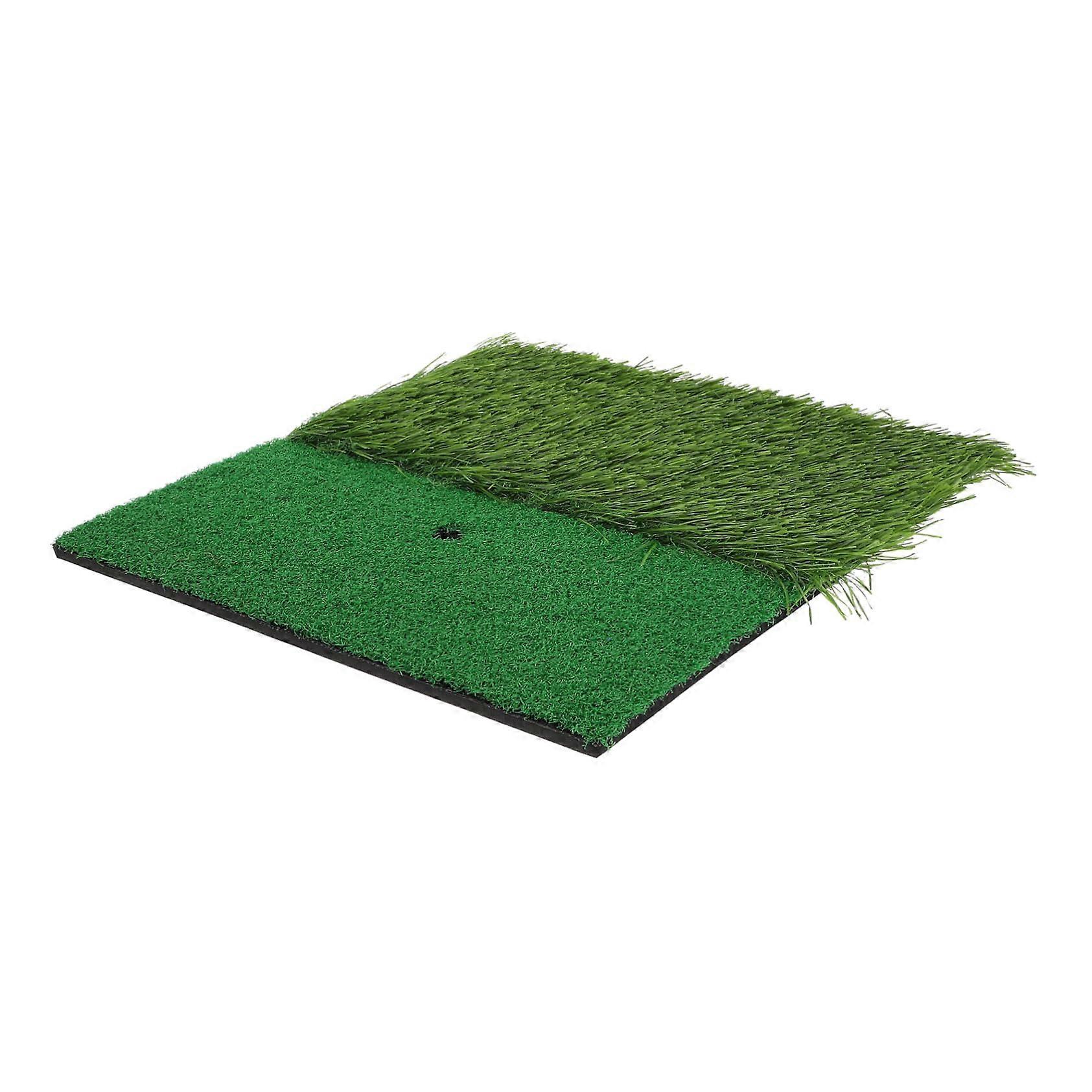 Golf Practice Mat with Realistic Turf Texture, Foldable Golf Training Mat for Home and Backyard