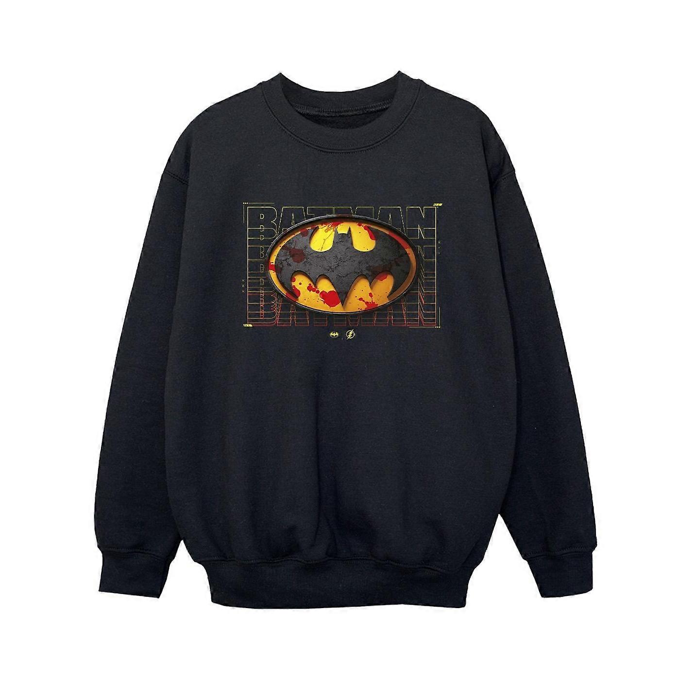 DC Comics Jungen The Flash Batman Red Splatter Sweatshirt