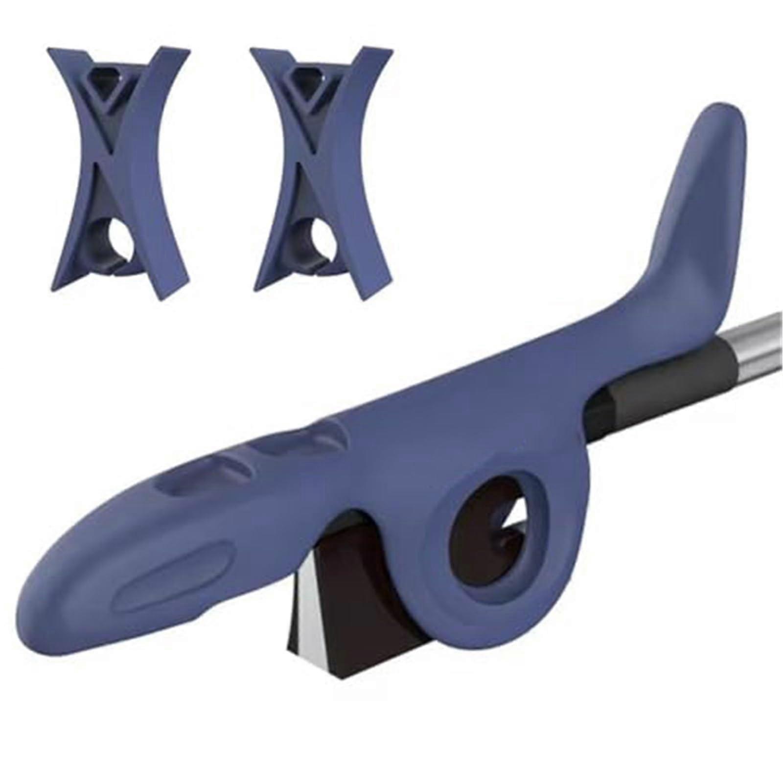 Violin Bow Grip Aid with Silicone Stopper for Beginners, Ergonomic Hold Corrector Blue