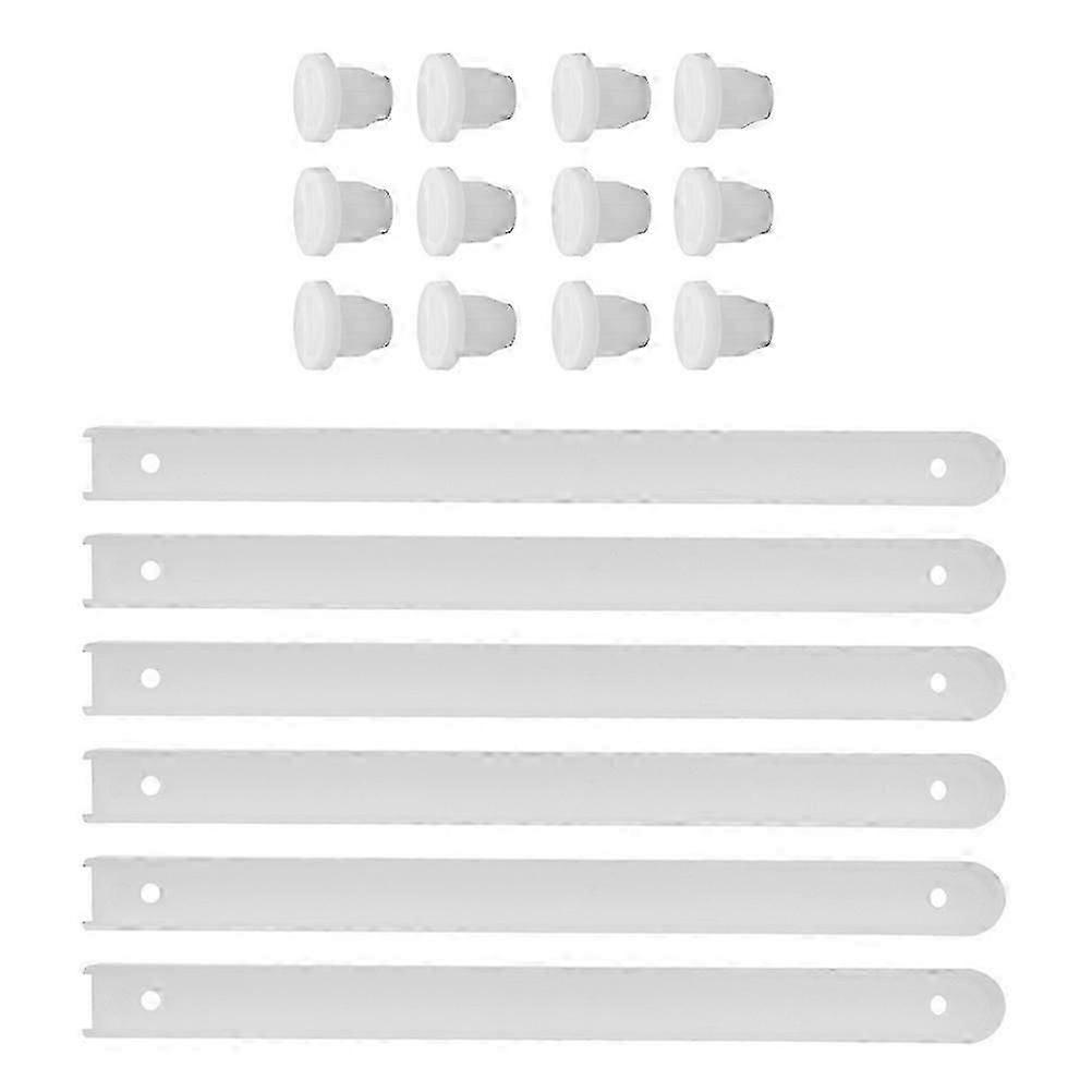 3 sett plastskuffeskinner, skuffereservedeler, skuffeskinner