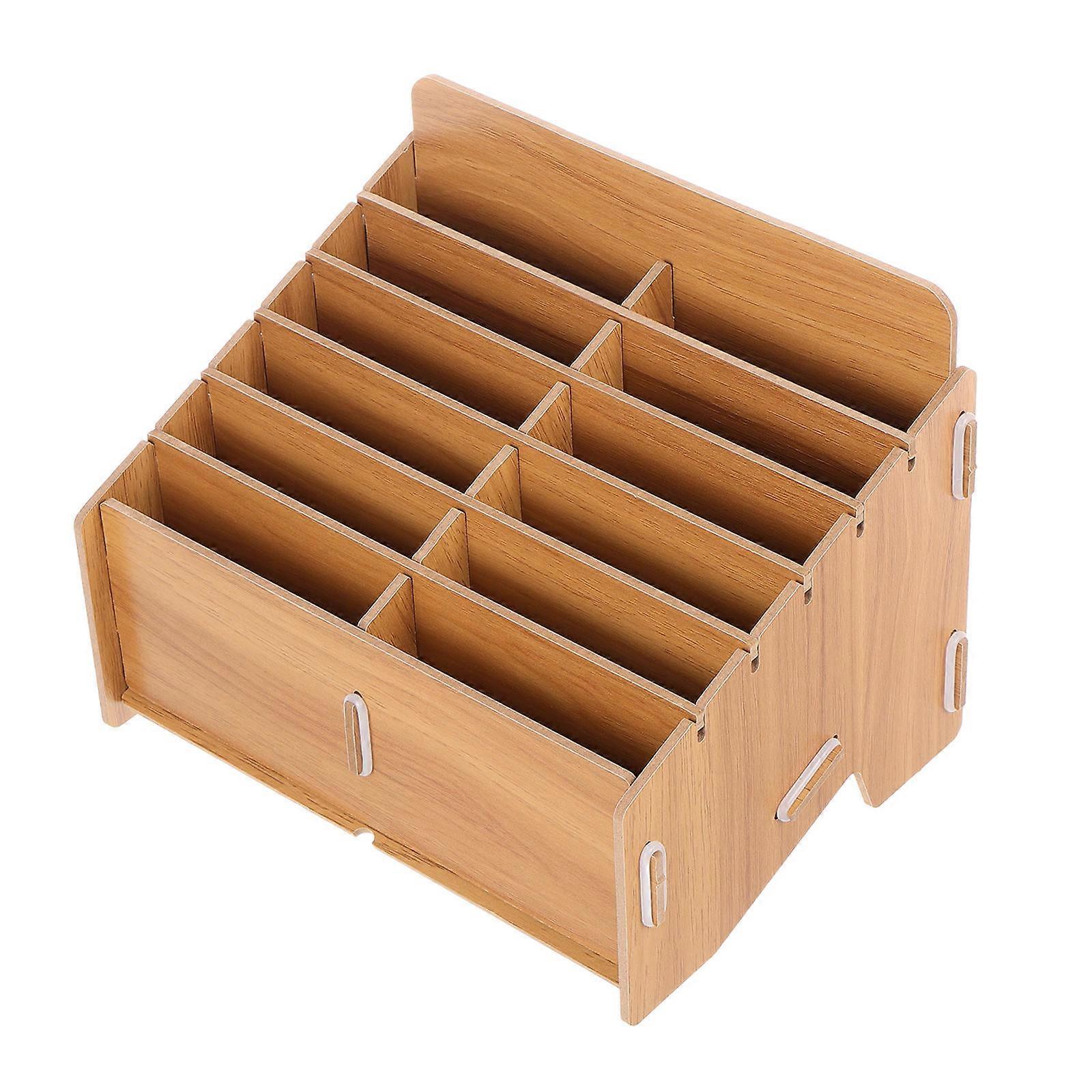 Box for Storage Brown Wood Storage Case