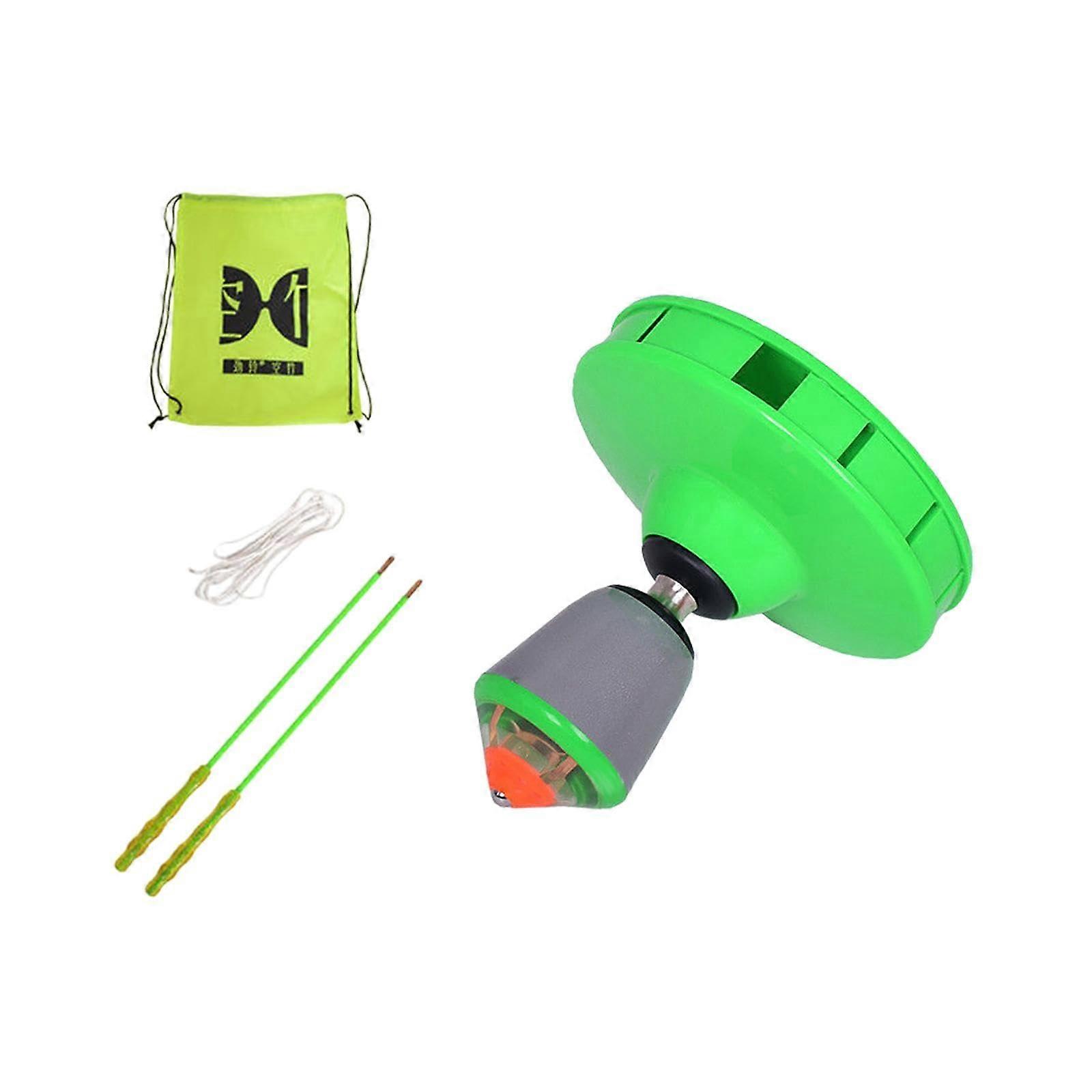 Diabolo Juggling Set with Sticks, Bright Green Beginner Kit for Easy Learning and Balanced Spin