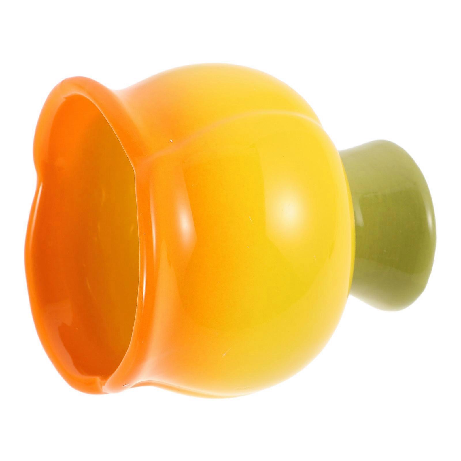 Ice Cream Cup Tulip Ceramic Cup for Serving Ice Cream Creative Design