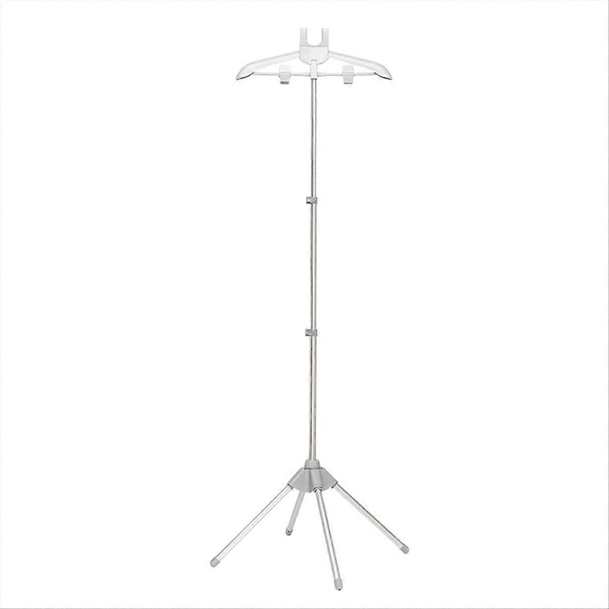 Display Stand Clothes Hanger Foldable Tripod Steamer Rack Gray