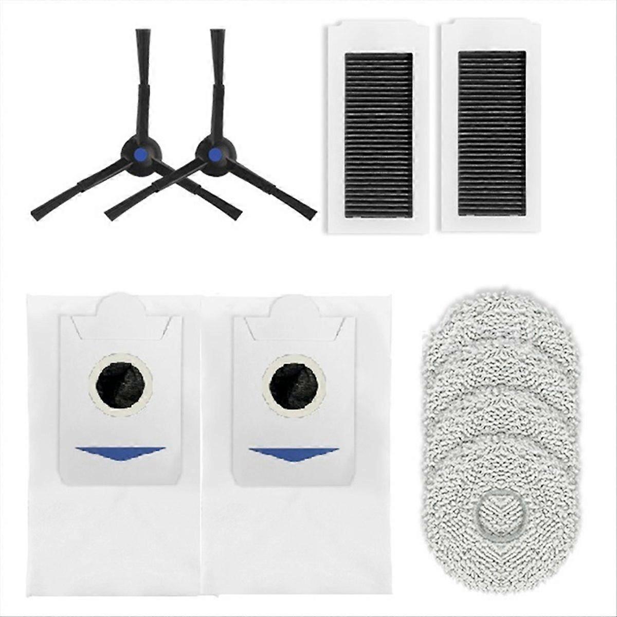 For X5 PRO Sweeping Robot Accessories Mop Dust Bag Mop Consumables Side Roller Brush Filter Elements