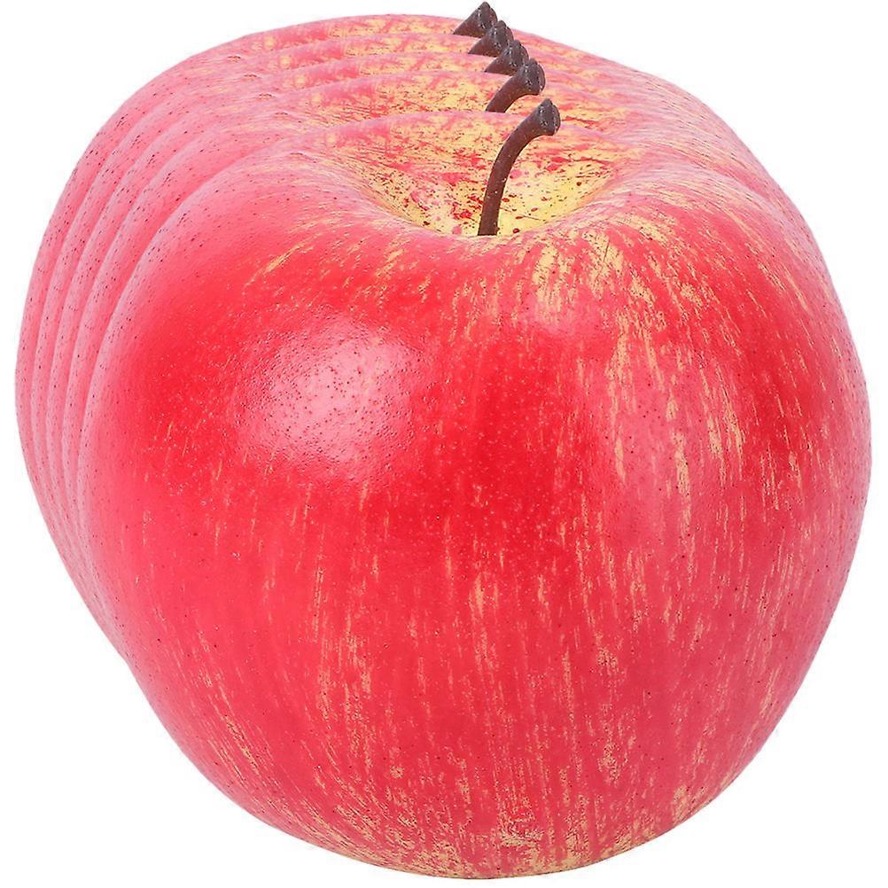 Red Artificial Model Apples for Decoration 20Pcs Decorative Set