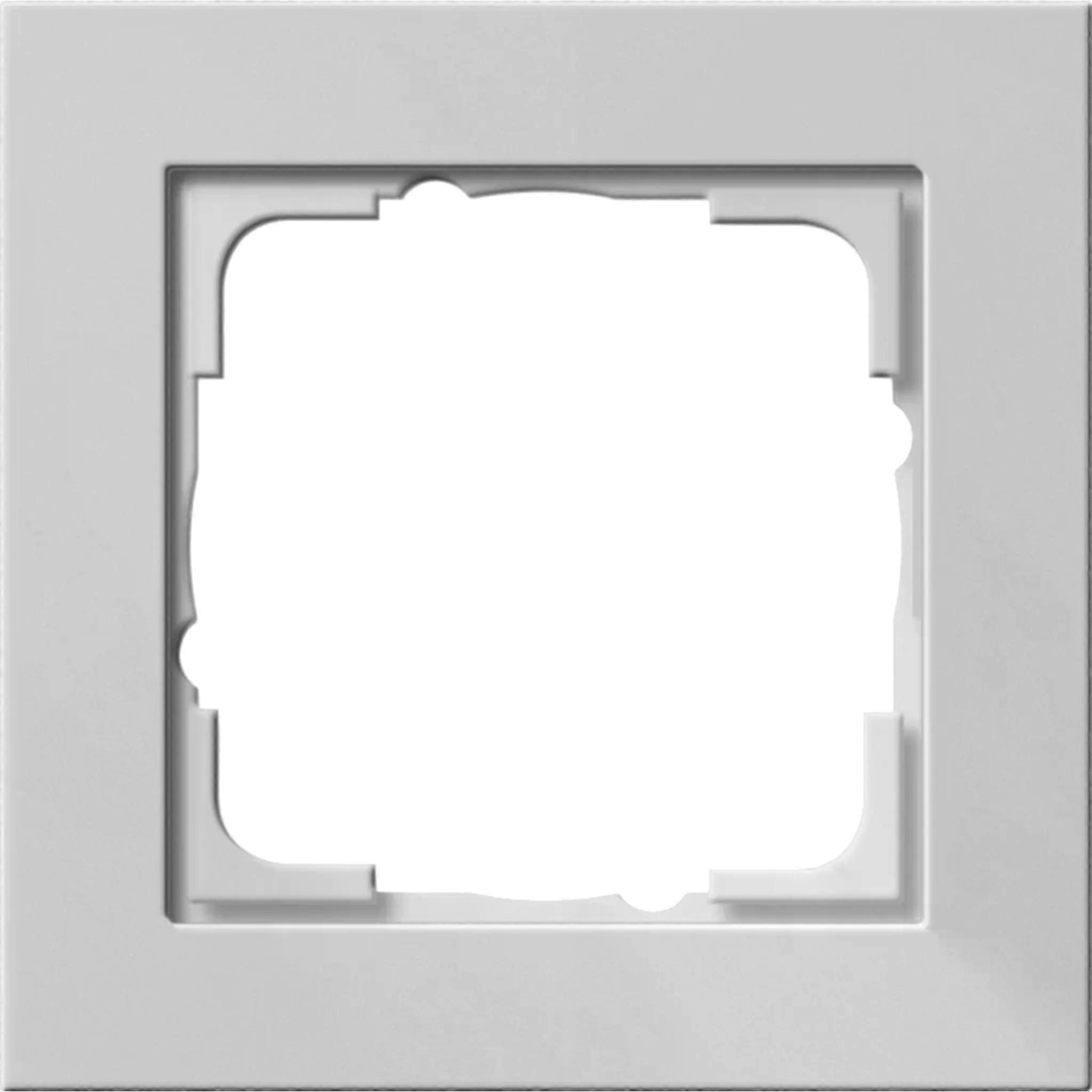 Gira Abdeckrahmen, 1f, E2, Grau, m, 1 Stk.