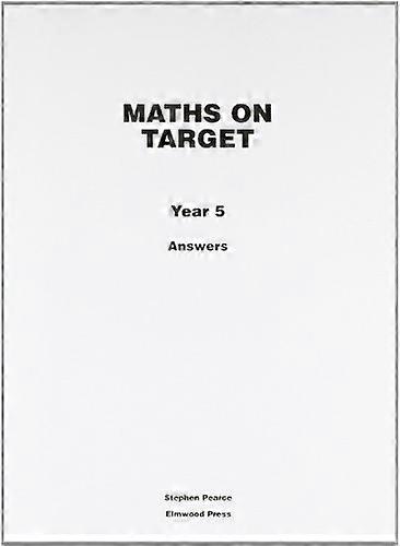Maths sur la cible : répond année 5