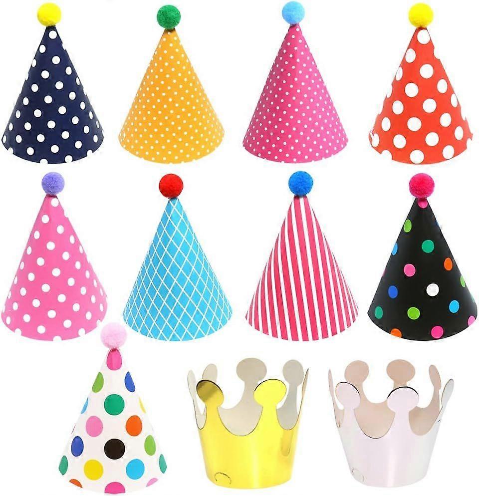 Kinder Geburtstagsfeier Hüte, sortiert