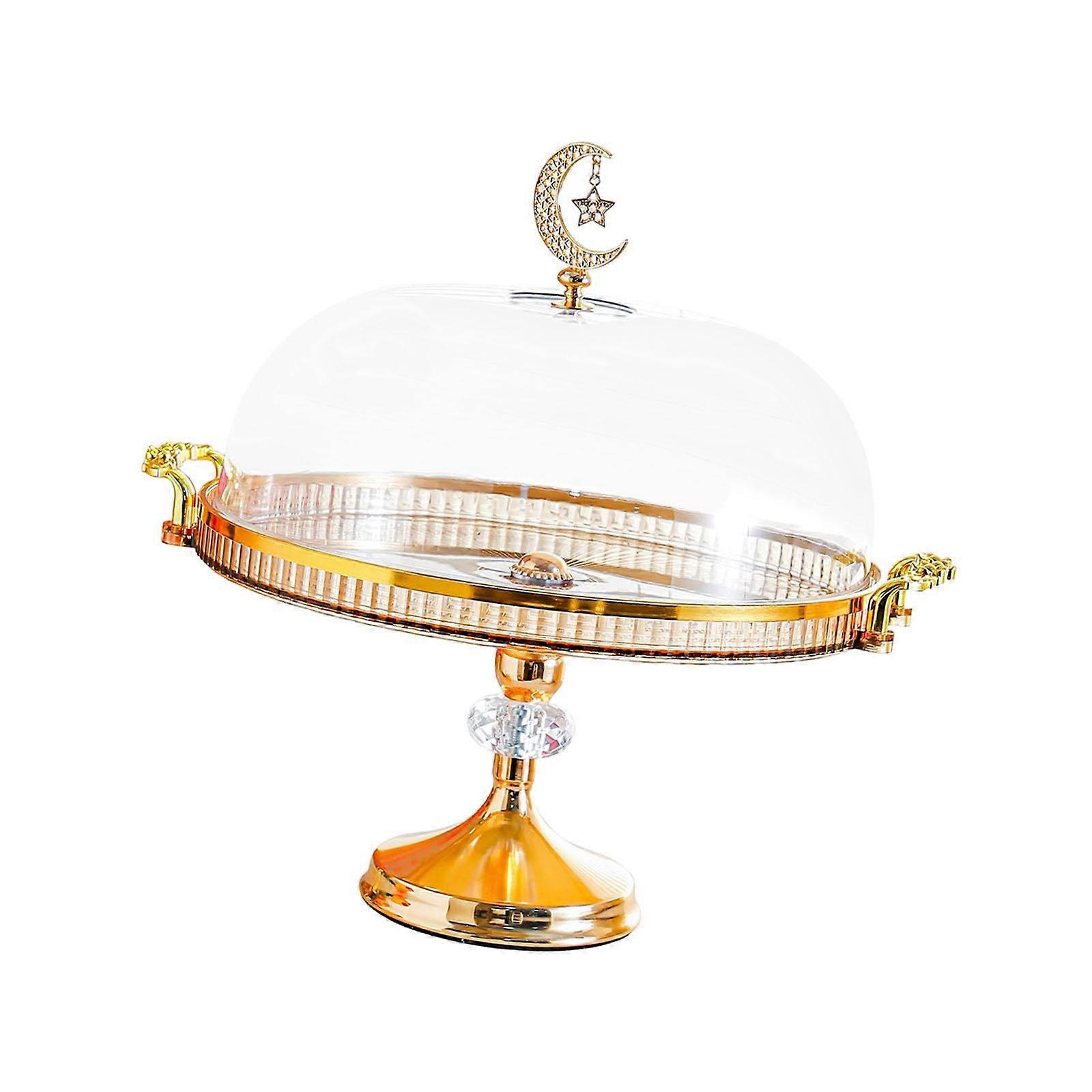 Cake Stand with Lid Serving Platter Versatile Practical Cake Holder Dessert Rack