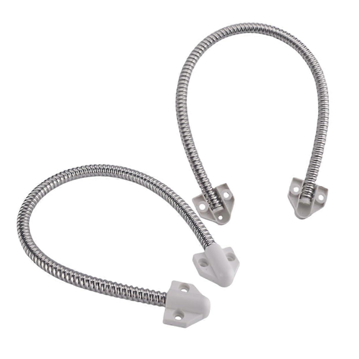 Door Access Control Cable Protector, Stainless Steel Armored Door Loop for Gate and Lock Systems