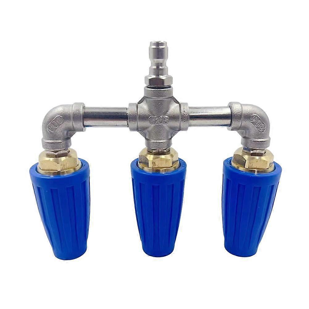 High Pressure Cleaning Machine Nozzle - Durable Design, Triple Effect Cleaning