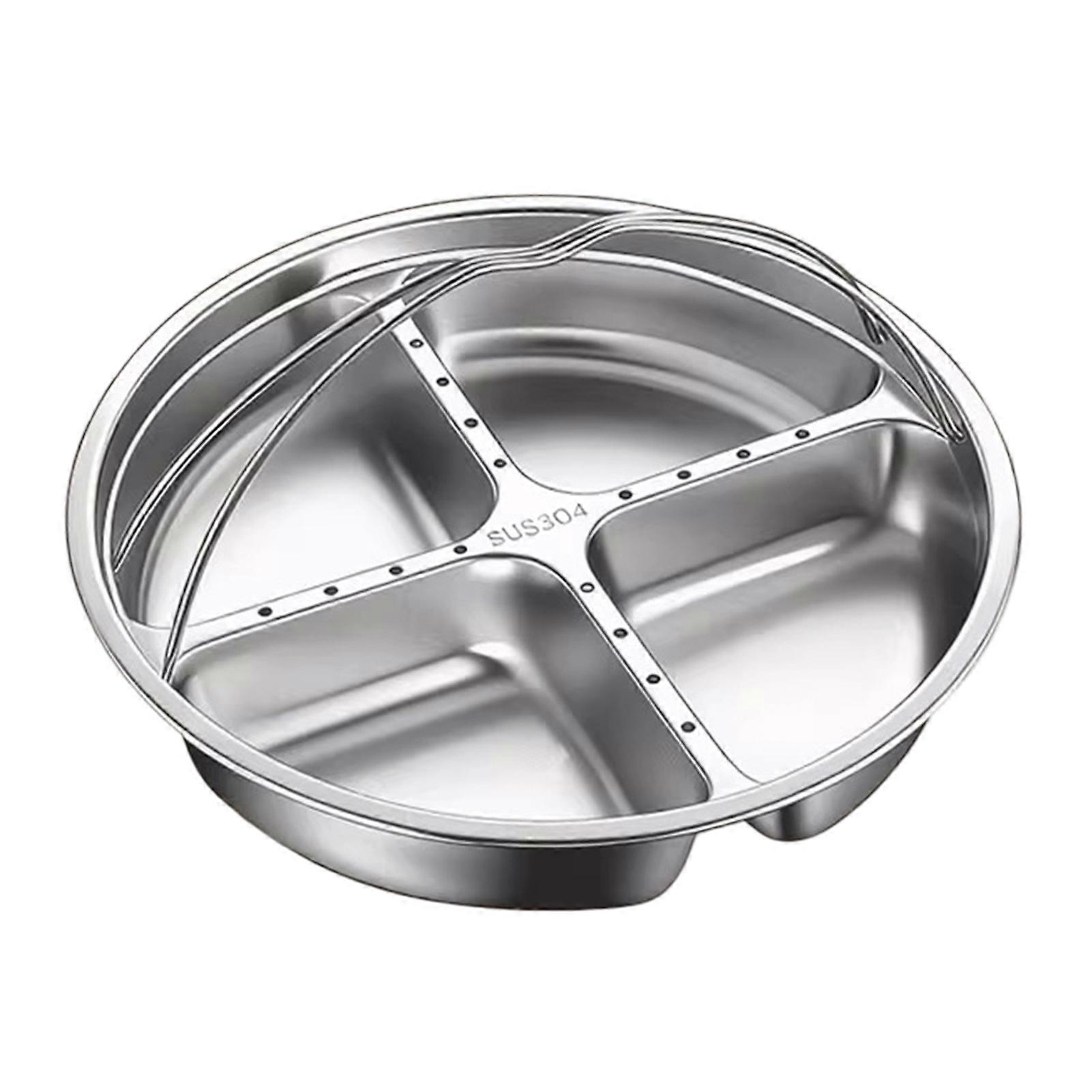 Stackable Vegetable Steamer – Divided for Multi-Dish Cooking