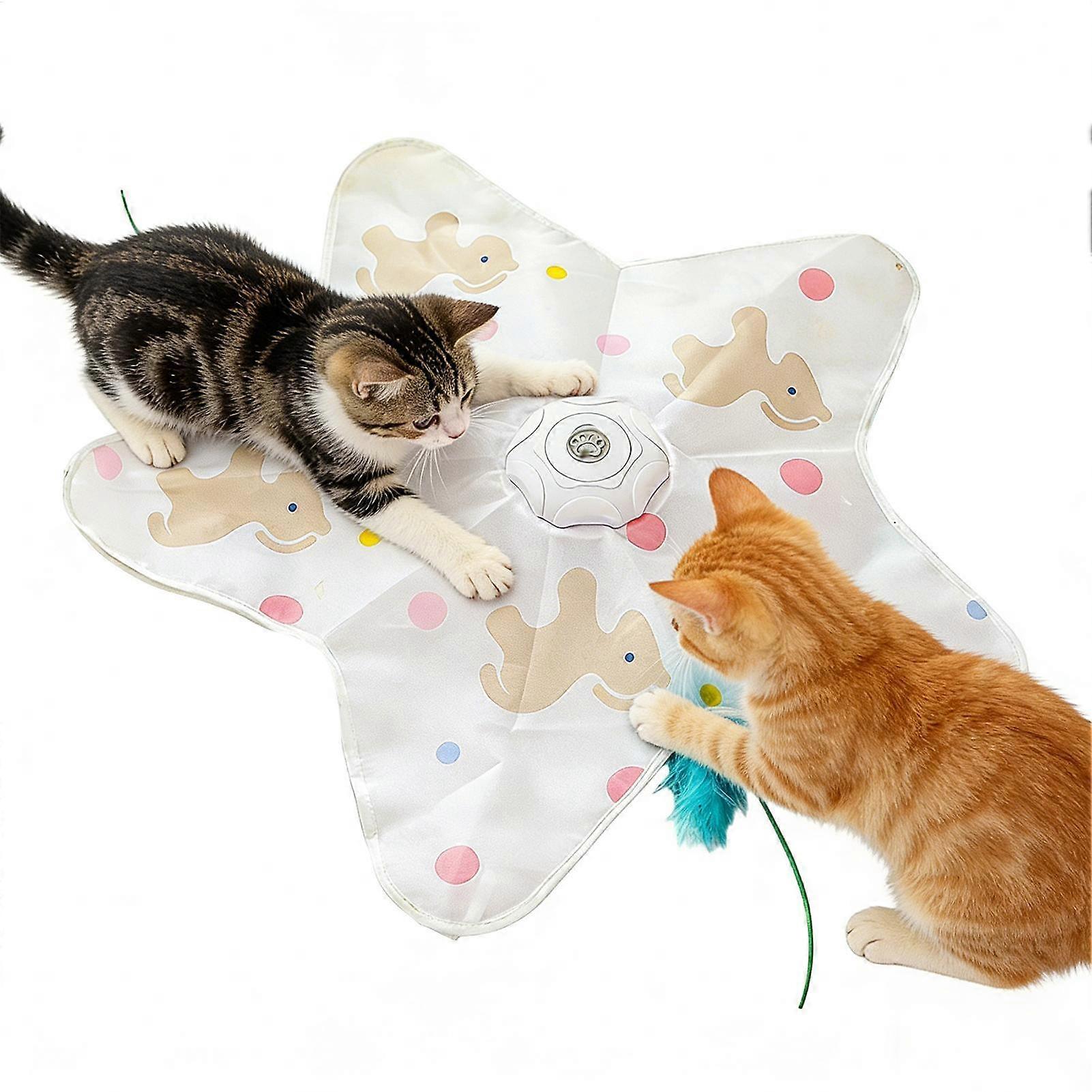 Interactive Cat Toy Smart Motion Sensor 3 Modes Motion-Activated Cat Hunting Toy