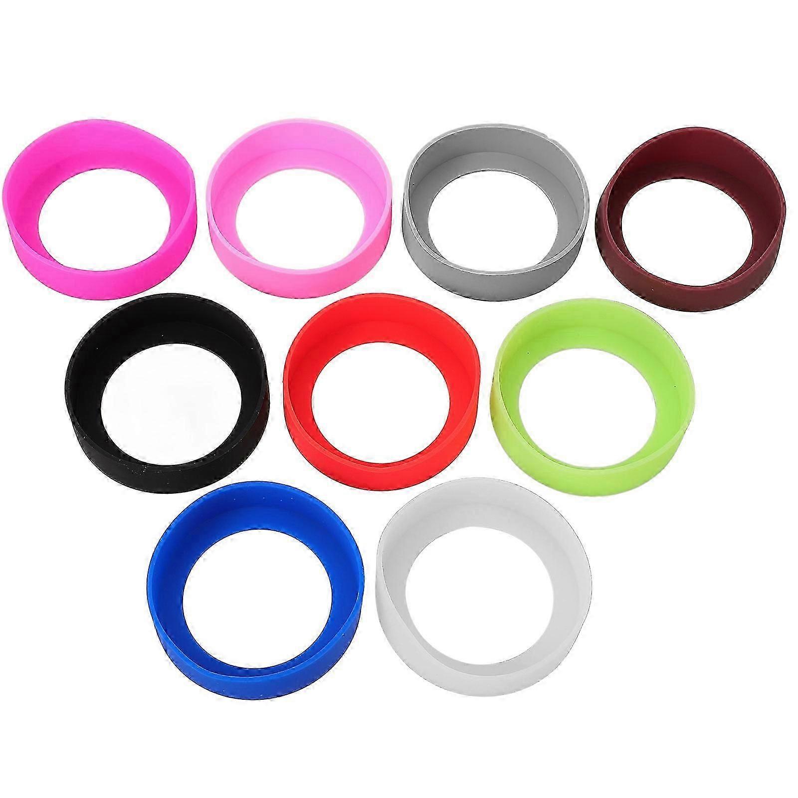 Cup Covers Silicone Bottle Protector Flexible Gripping Surface Dark Blue