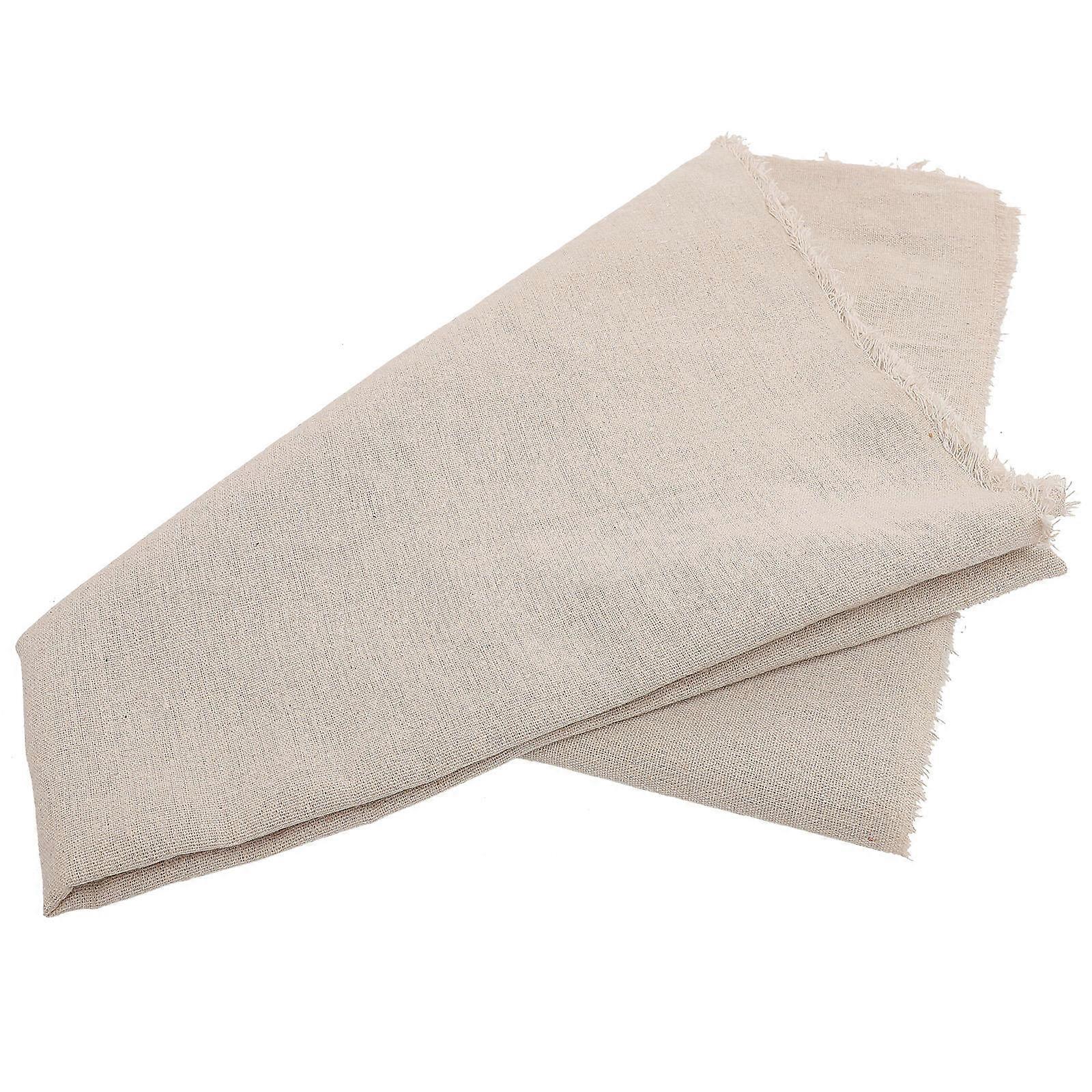 Beige Linen Tablecloth Multi-Function Table Mat for Home Use