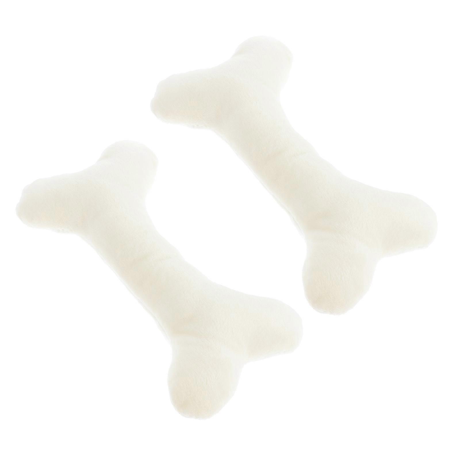 Bone Shape Throw Pillow Comfortable Cushion for Sofa Use 2Pcs