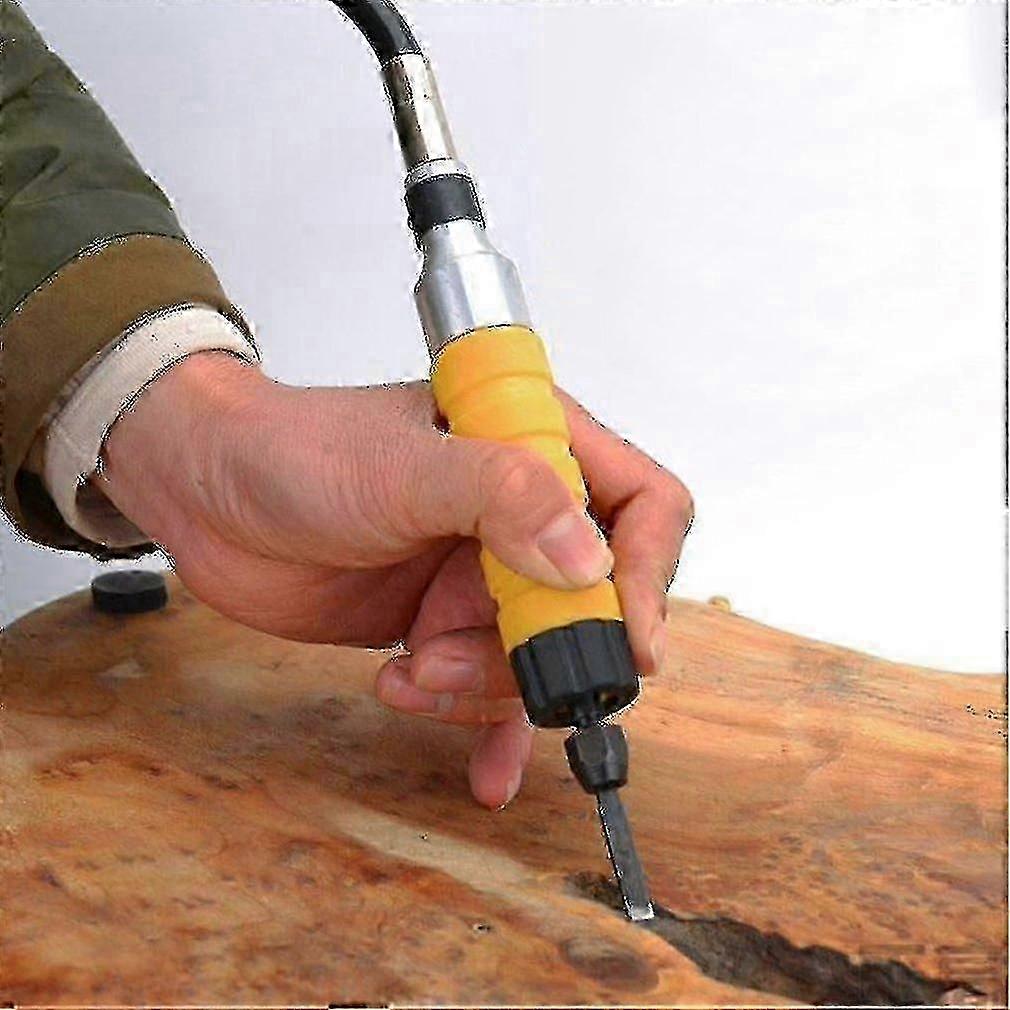 Electric Chisel & Carving Tool Set for Woodworking - Includes Small Spanner for Precision Work