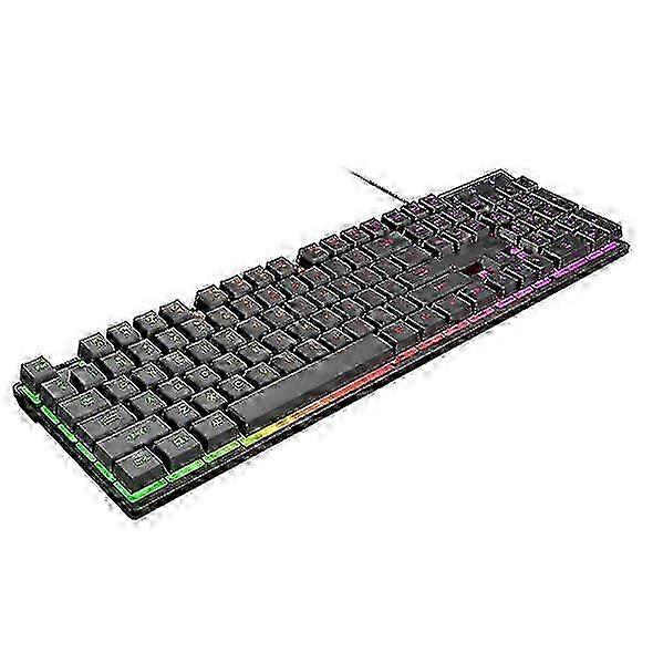Rainbow Led Backlight 88 Key Game Keyboard