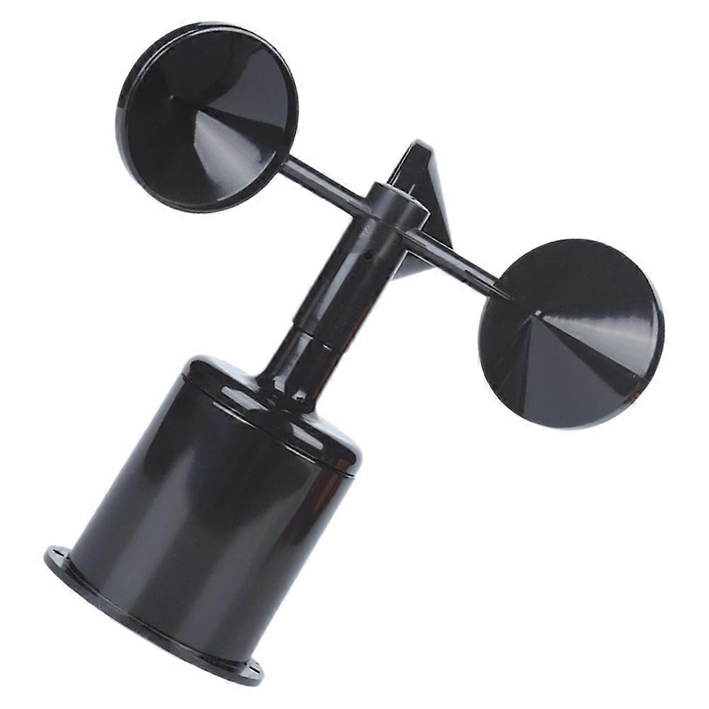 Wind Indicator Shell Black Durable ABS Material Waterproof Dustproof Design for Wind Sensor Outdoor Use 1Set
