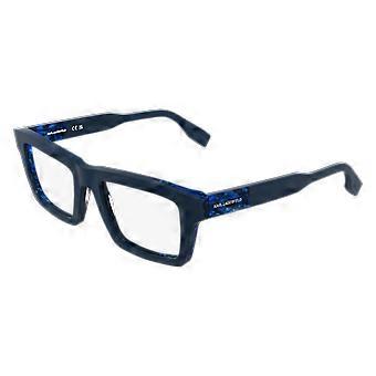 Eyewear Frames KARL LAGERFELD KL6218 434 BLUE/MARBLE BLUE 54/18/145 MALE