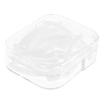 24 unidades de refis de silicone para modelador de cílios, acessórios para modelador de cílios, peças de reposição de silicone para modelador de cílios.