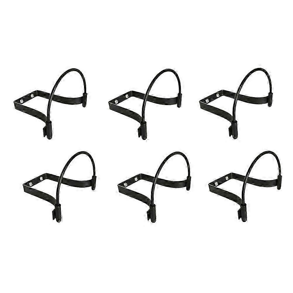 6PCS Cowboy Hat Rack Multi-Function Storage Display Stand Cowboy Hat Holder Hat Hanger Wall Mount Hat Hooks