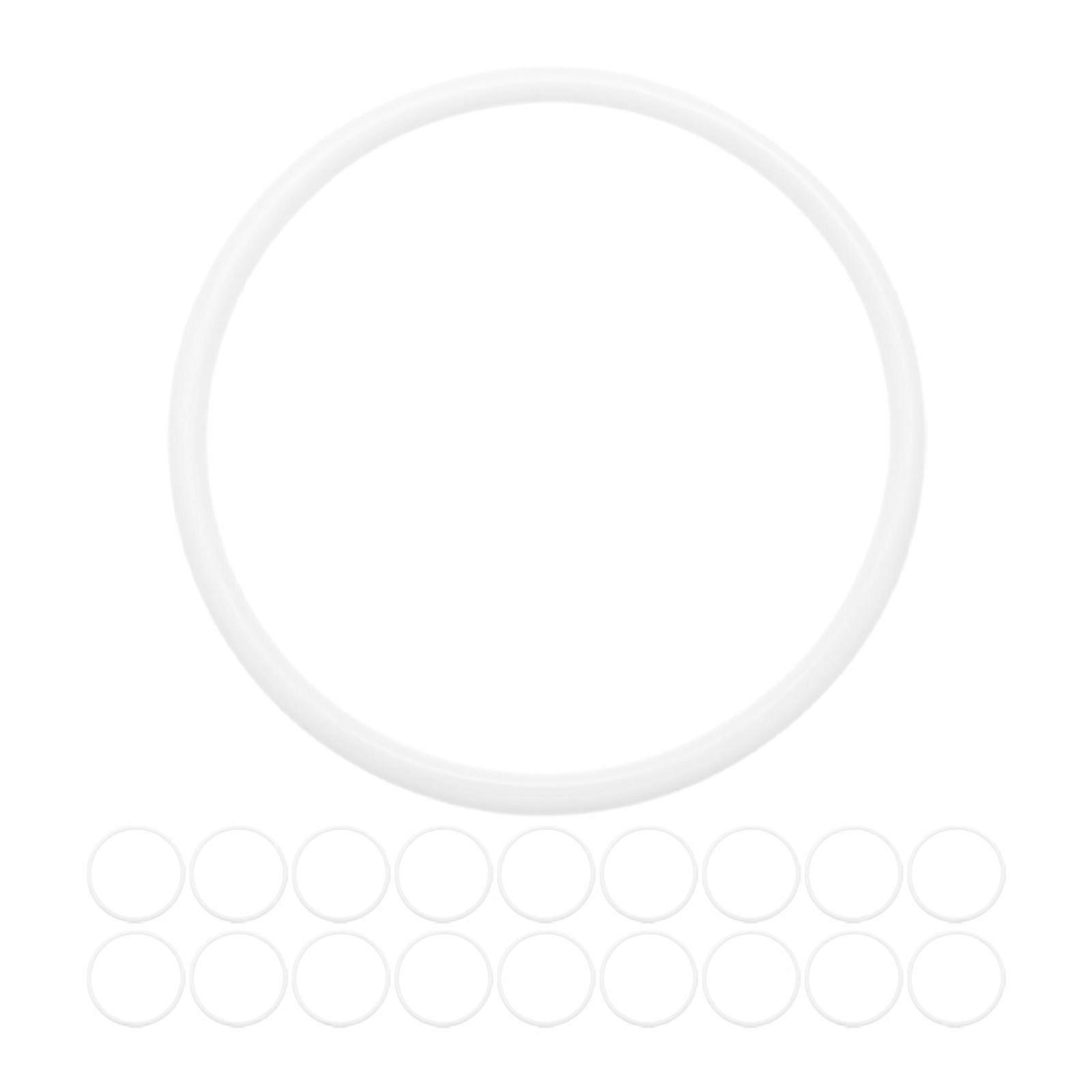 Plastic Hoops Macrame Hoops for Crafts 30Pcs Wreath Plastic Rings Set
