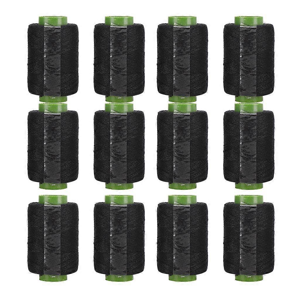 Black Thread Embroidery Polyester Thread Spool for Quilting Stitching Machine Hand Sewing