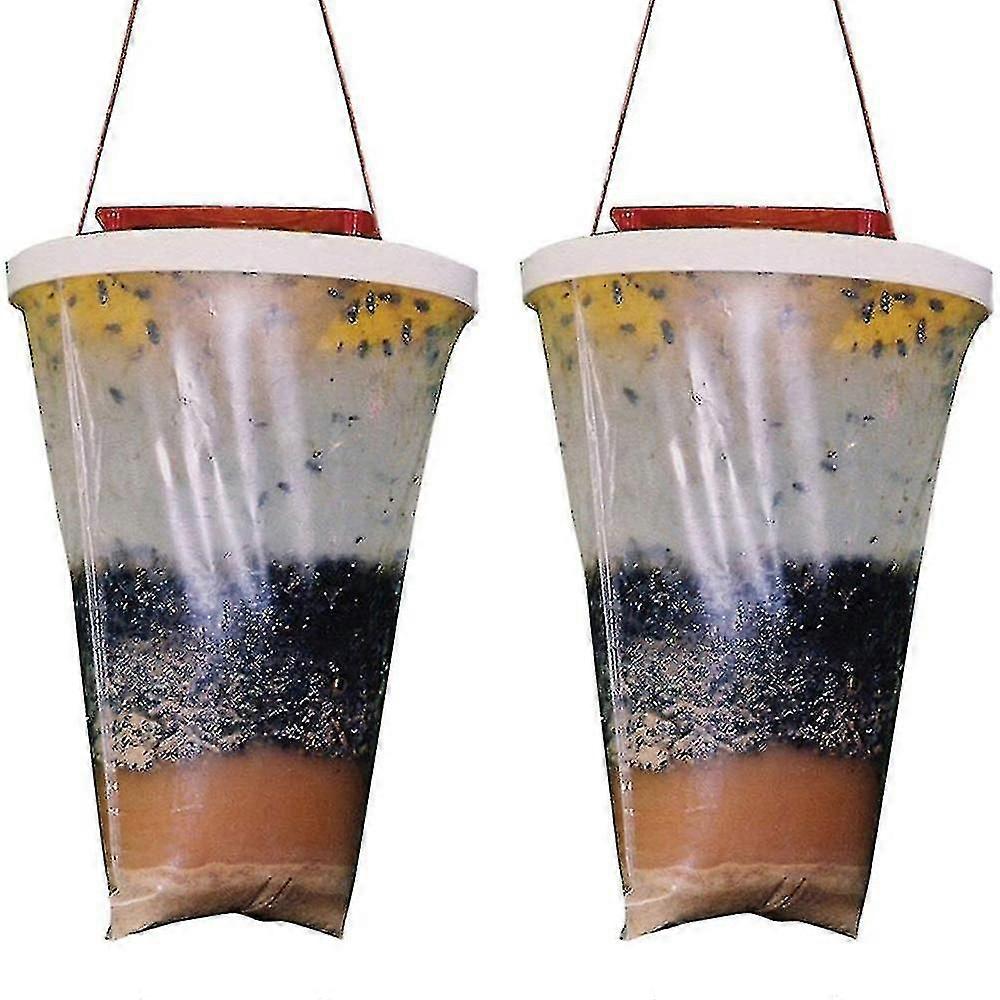 Red Top Fly Trap X 2 - Highly Effective Fly Control Solution
