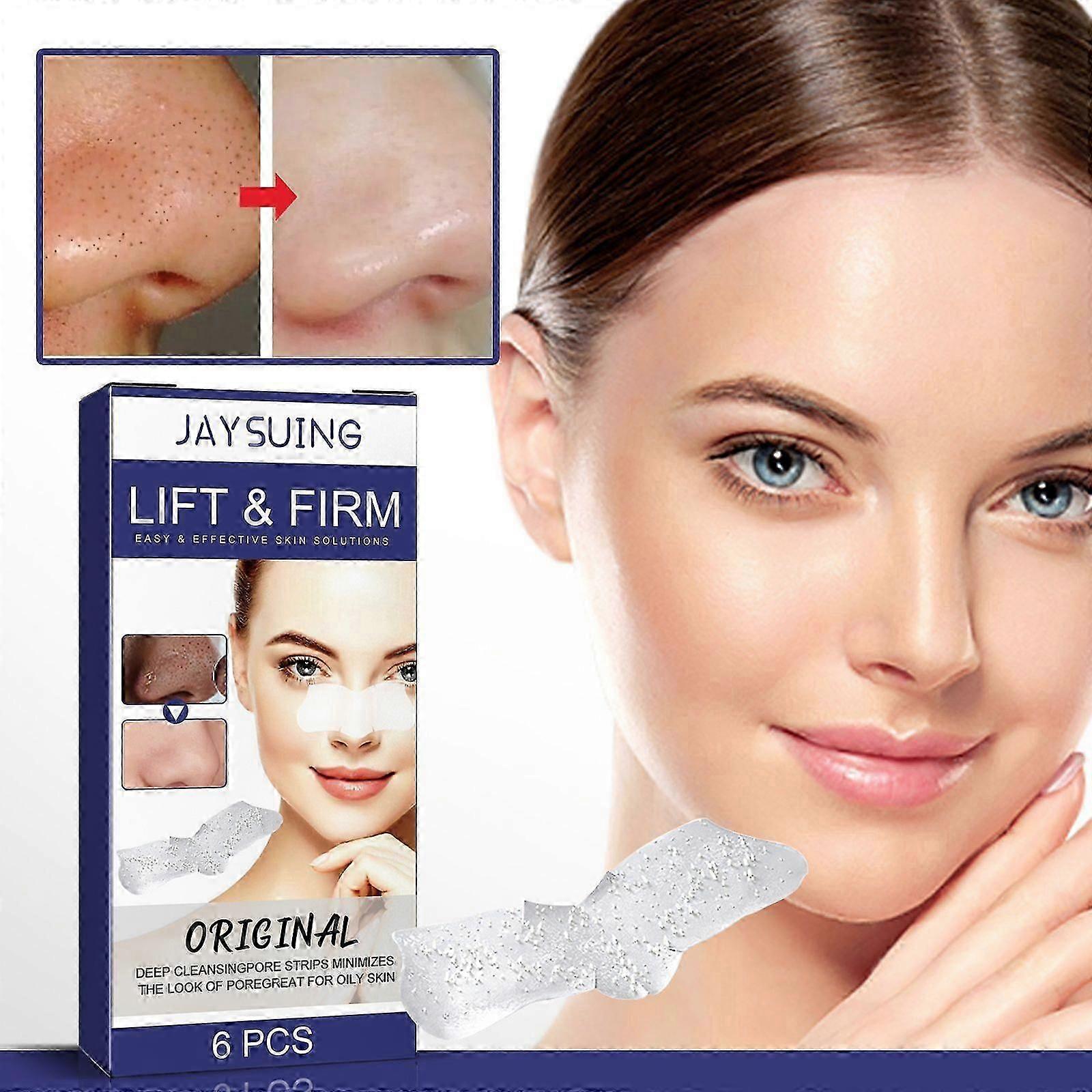 Deep Pore Cleansing Patch - Blackhead Removal & Pore Tightening Nose Patch (6pcs)