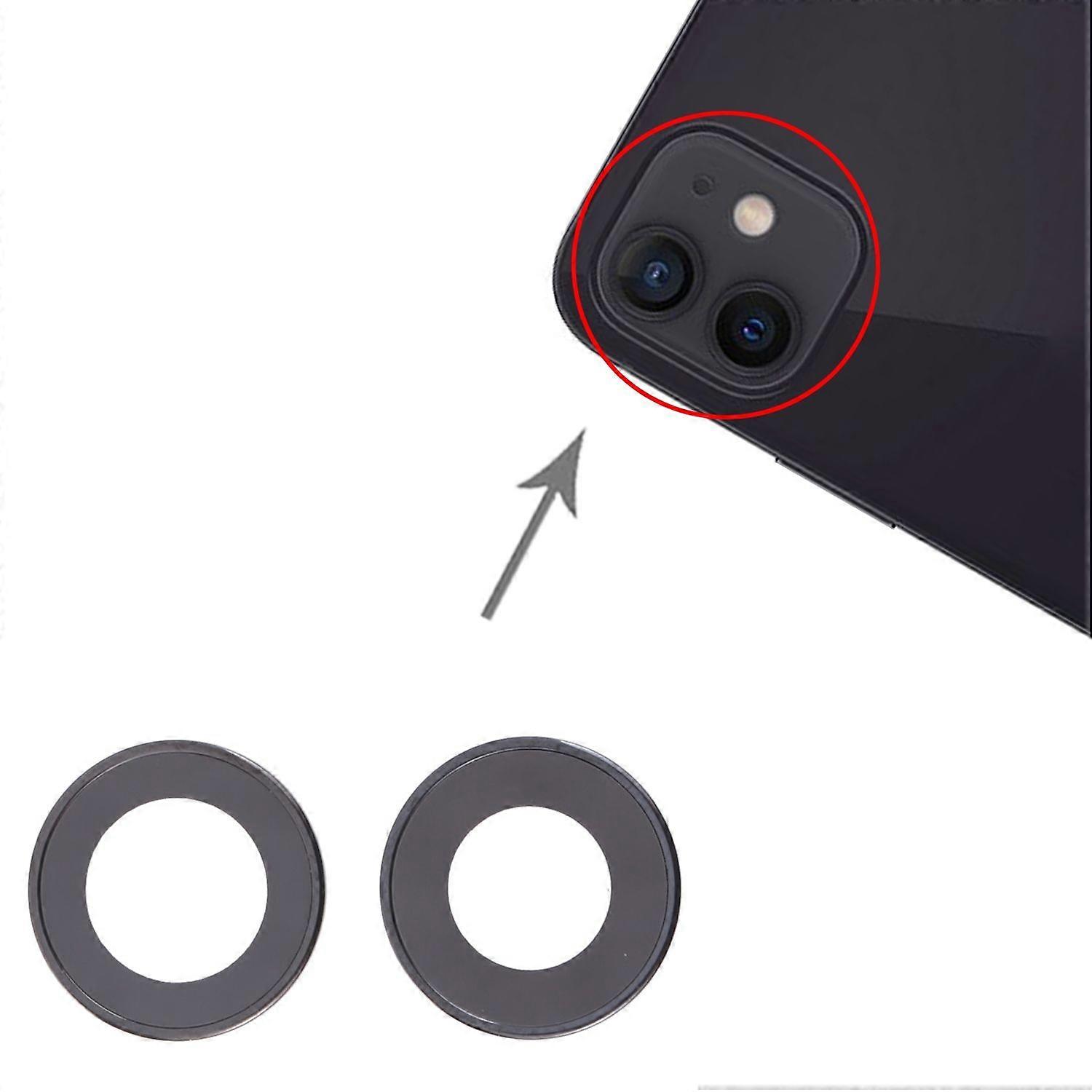 For Apple iPhone 13 Back Camera Security Ring 1 Pair Accessory Workshop Black