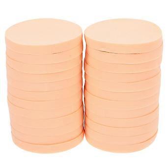 Round Powder Puff Makeup Sponge for Makeup Use 24Pcs Latex Cotton Pads