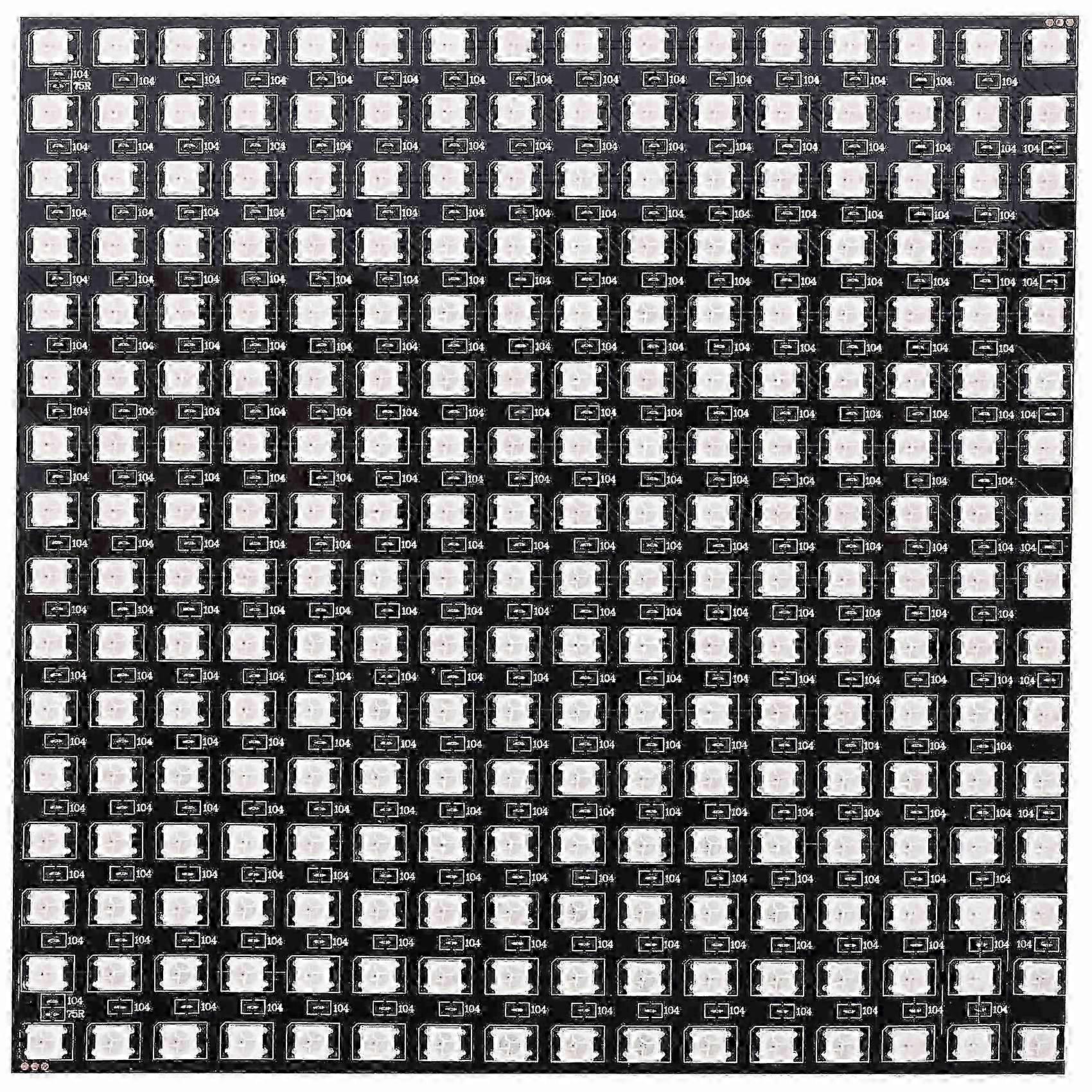 16x16 WS2812B Adresovateľný RGB pixelový modul Flexibilný LED panelový svetelný panel